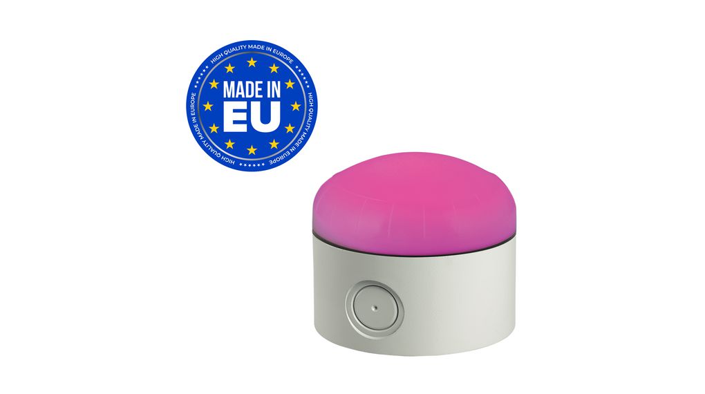 RGB-LED-Leuchte mit Sockel AC / DC 24V 250mA 92mm Multicolor IP66 Klemmenblock XLF